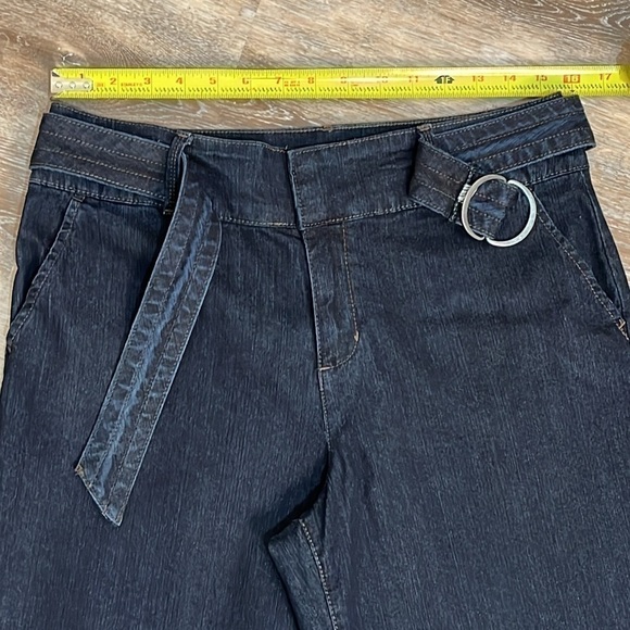 Style & Co Women's Size 10 Wide Leg Jeans Dark Wash Trouser Pant Style - Picture 7 of 16